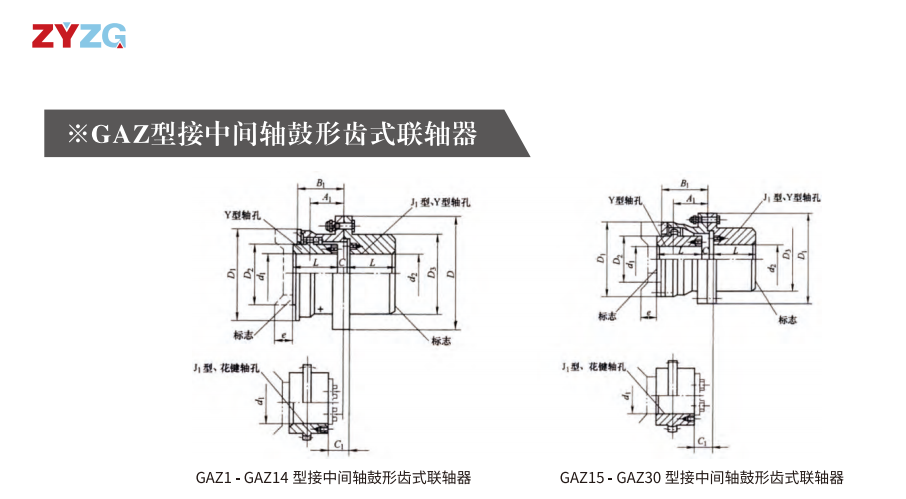 GAZ  型接中間軸鼓形齒式蜜桃免费视频